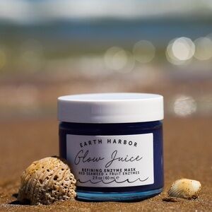 Earth Harbor Glow Juice Refining Enzyme Mask - Deep Blue